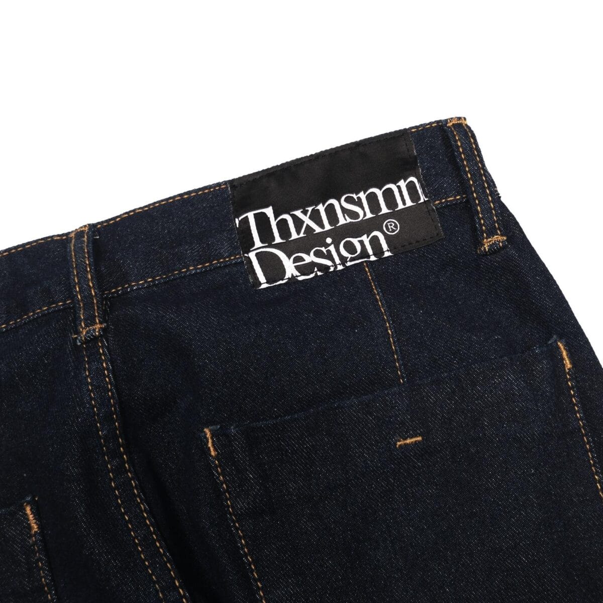 Denim Pants Maria Basic Dark Indigo Blue Thanksinsomnia - Gambar 3