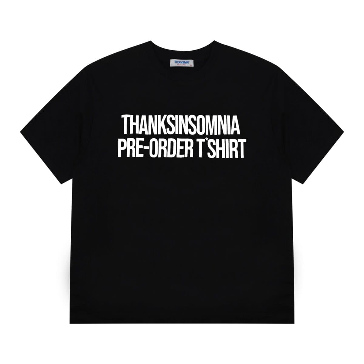Tshirt Typo Nozaya Black Thanksinsomnia
