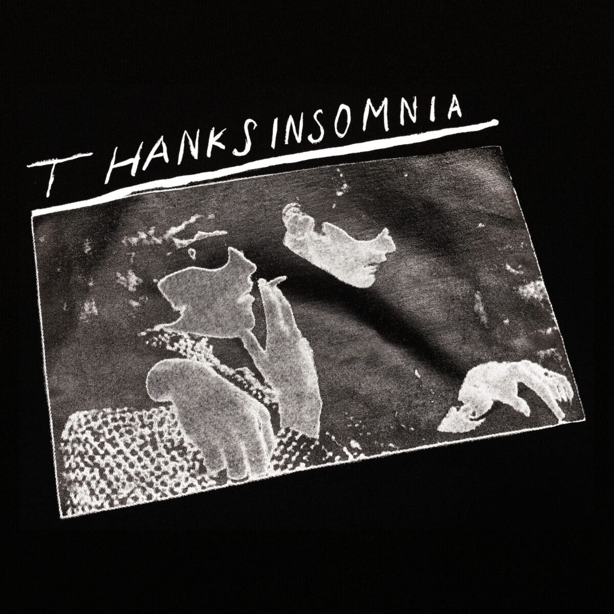 Tshirt Ellois Black Thanksinsomnia - Gambar 2