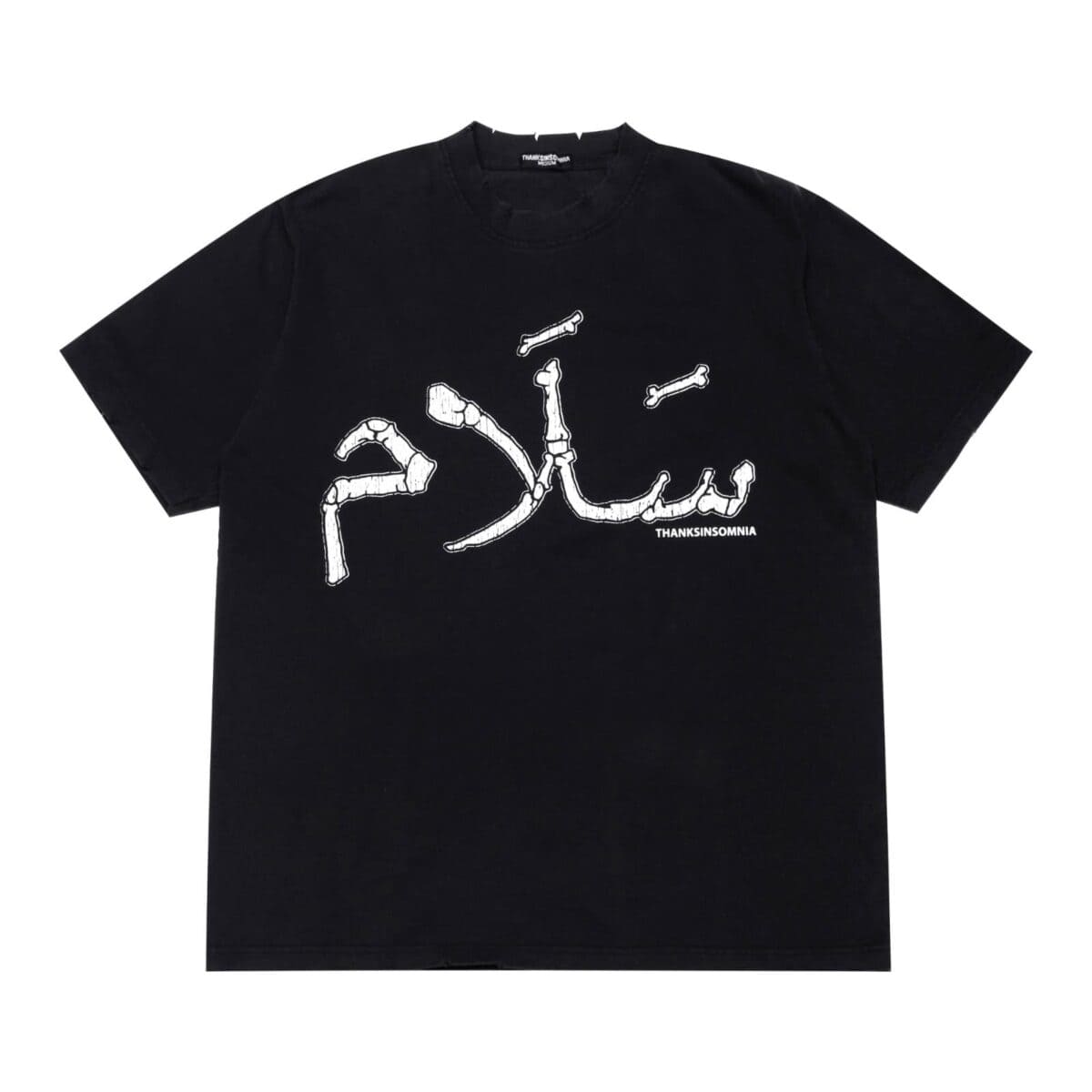 Tshirt Abrielle (Ripped) Black Thanksinsomnia
