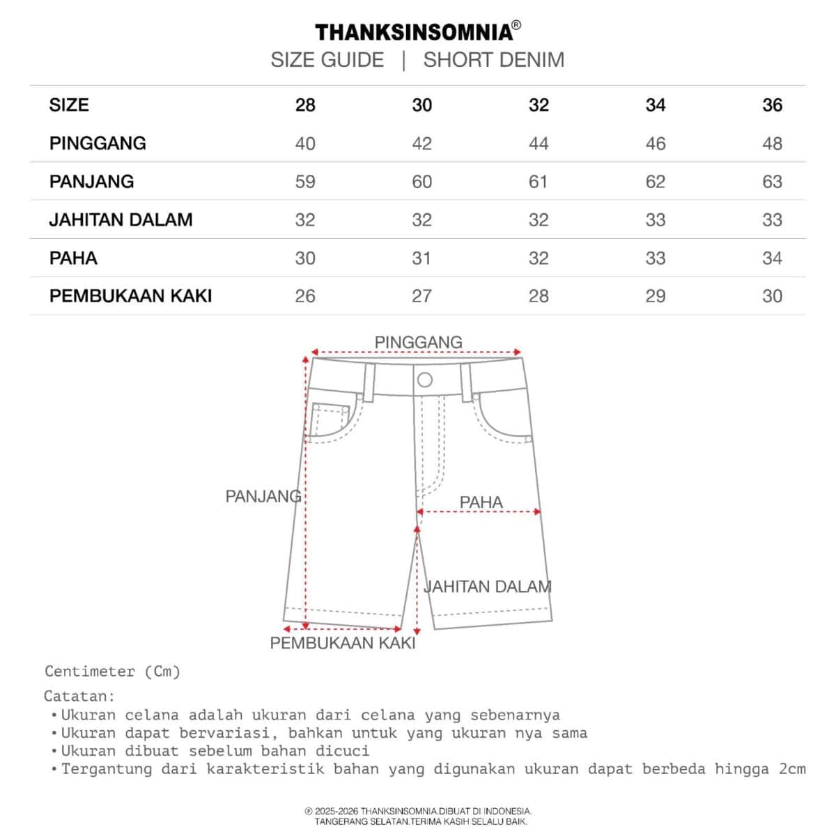 Jort Pants Dissia Black Thanksinsomnia - Gambar 5