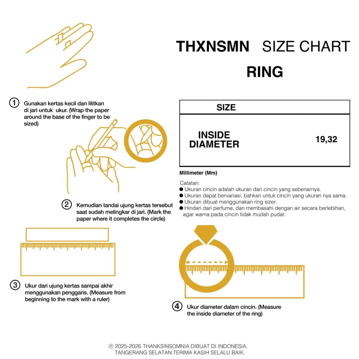 Ring Nyx Silver 925 Thanksinsomnia - Gambar 3