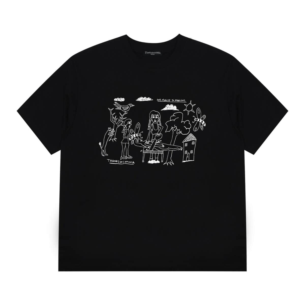 Tshirt Lizette Black Thanksinsomnia
