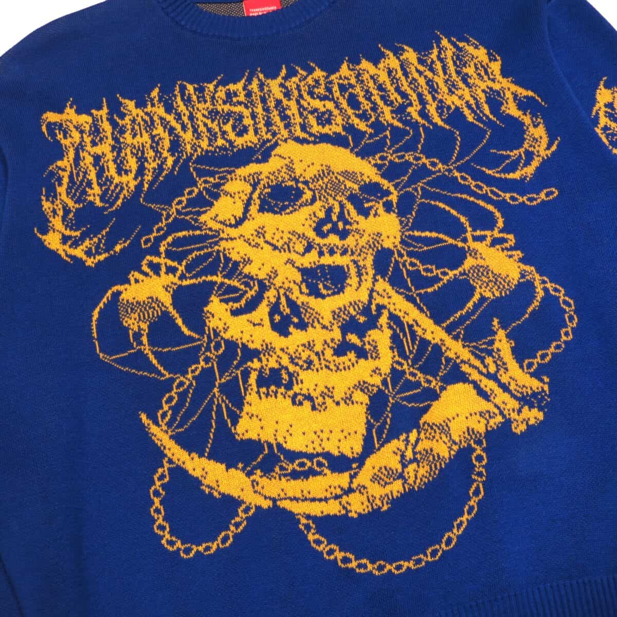 Sweater Levana Blue Thanksinsomnia - Gambar 2