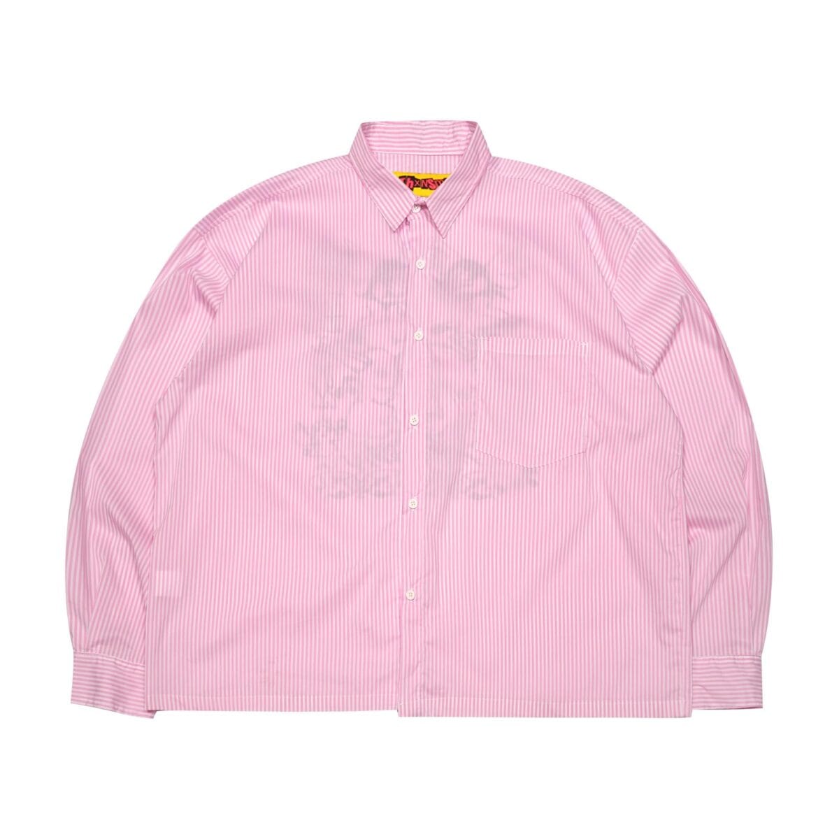 02 - Long Shirt Estelle Striped Pink Thanksinsomnia - Gambar 2