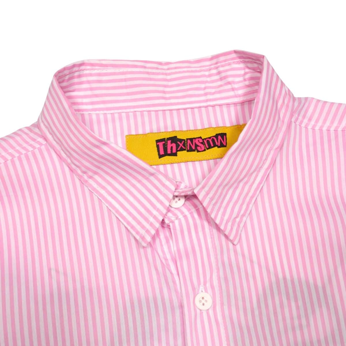02 - Long Shirt Estelle Striped Pink Thanksinsomnia - Gambar 3