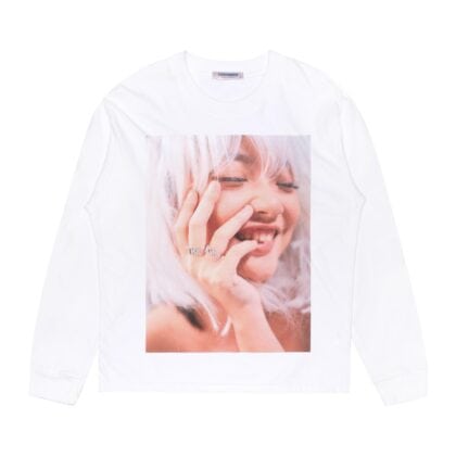 Long Sleeve Fuchsia White Thanksinsomnia