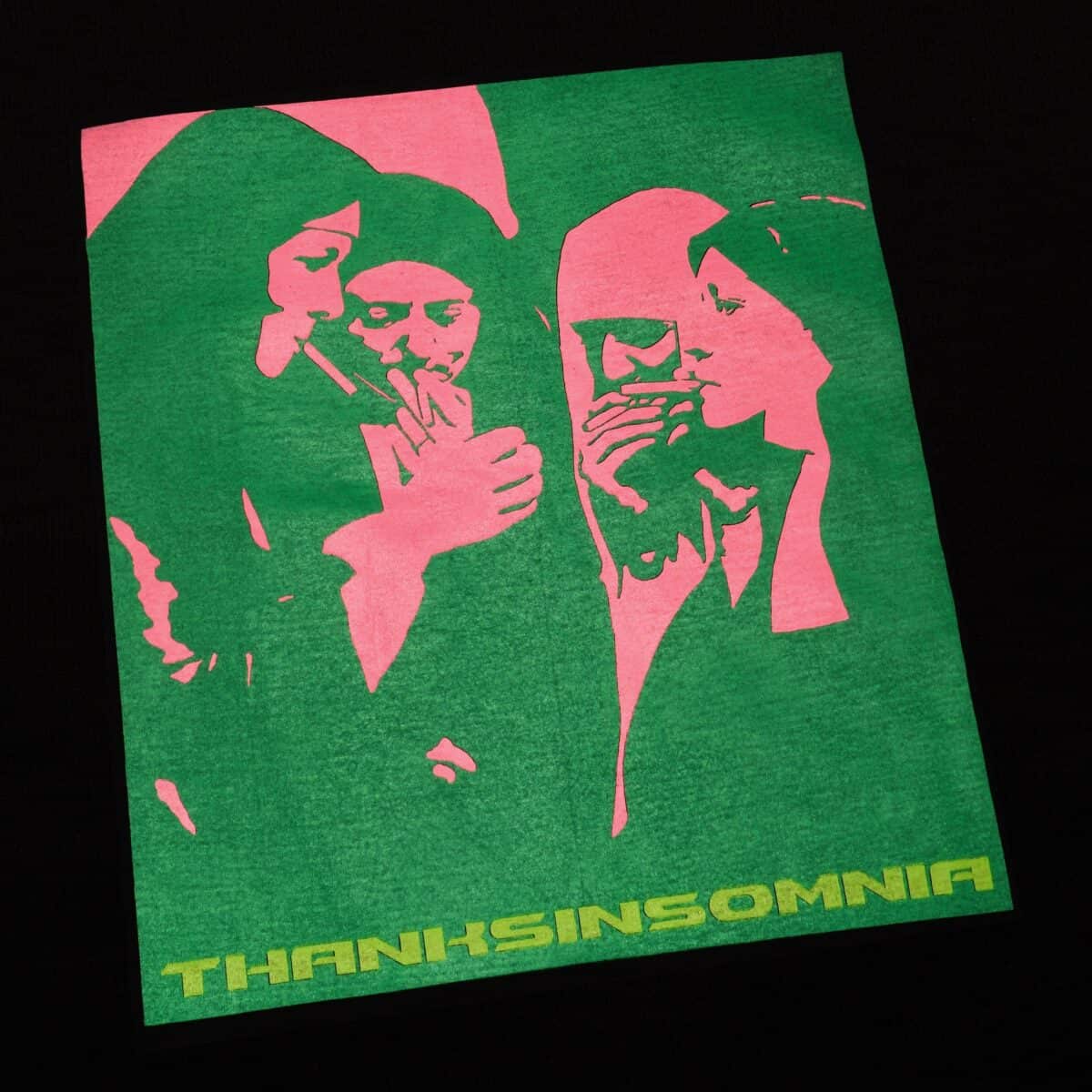 Tshirt Kendra Black Thanksinsomnia - Gambar 2