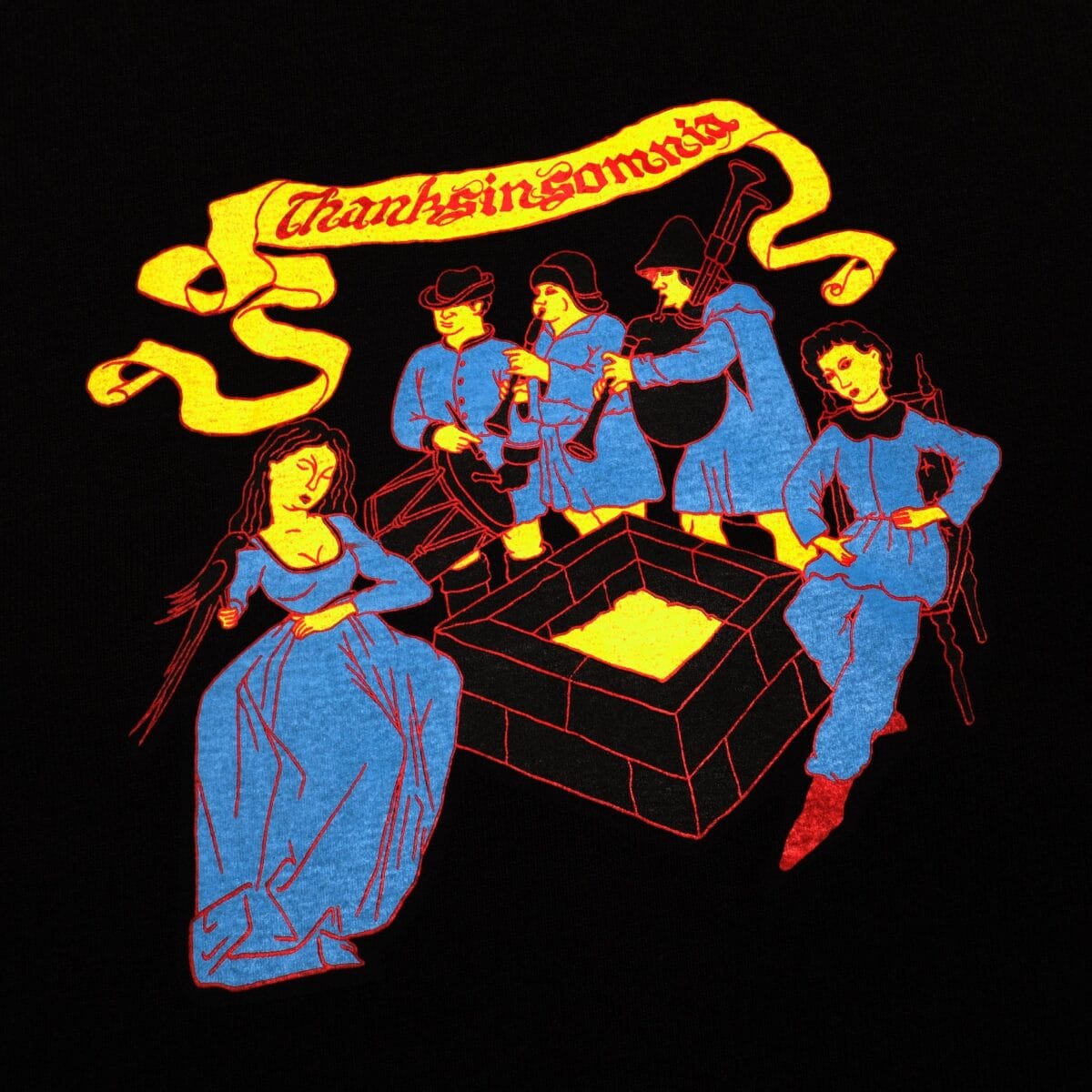 Tshirt Kassia Black Thanksinsomnia - Gambar 2