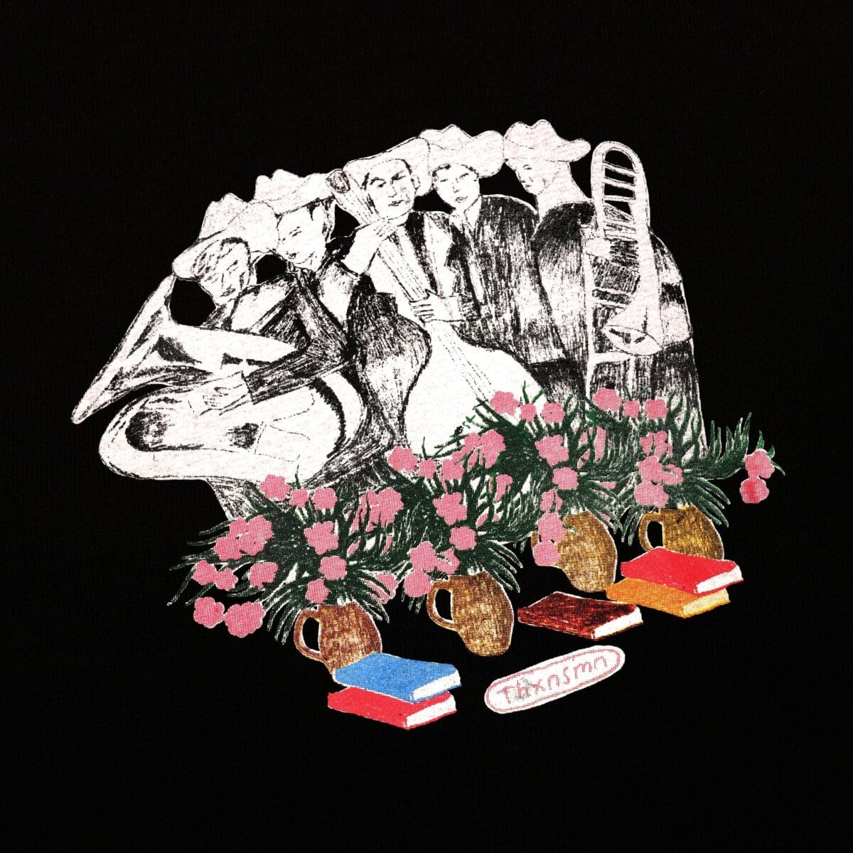 Tshirt Fidella Black Thanksinsomnia - Gambar 2