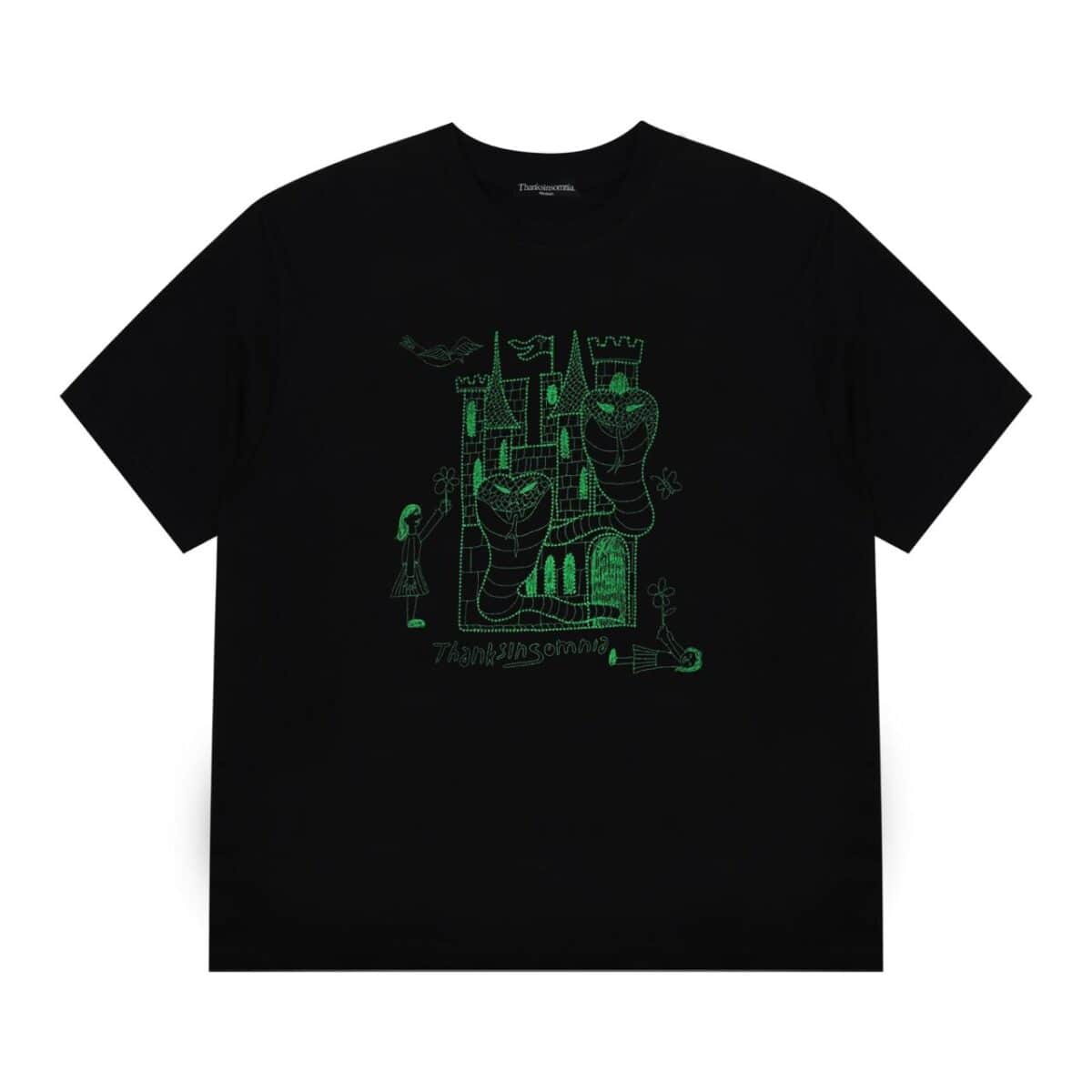 Tshirt Flossie Black Thanksinsomnia