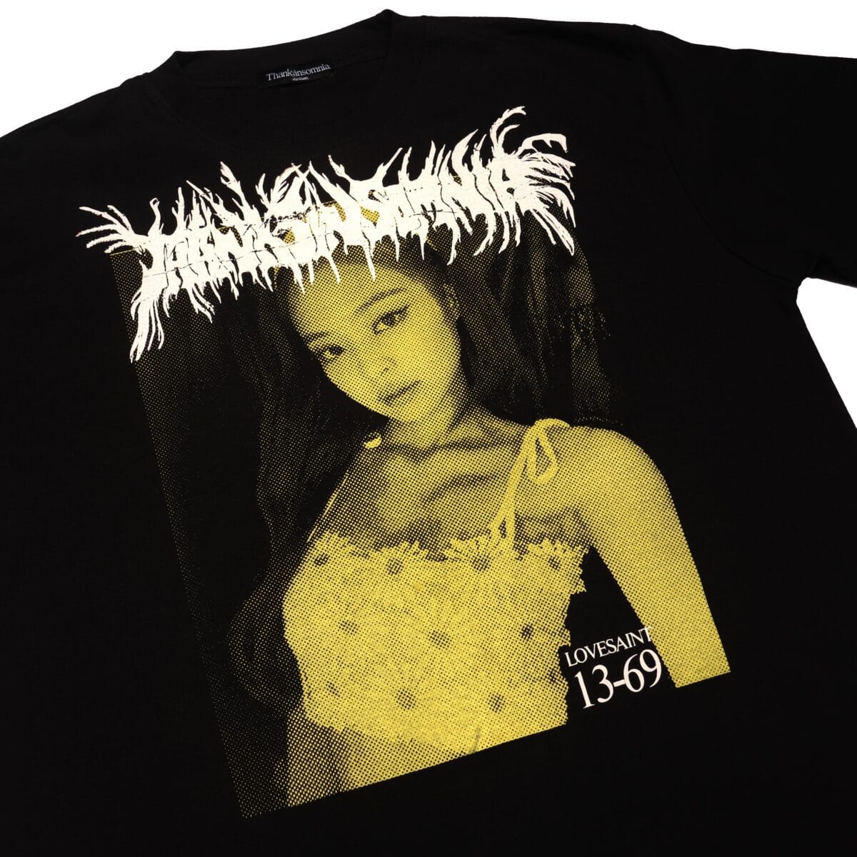 Tshirt Elowynne Black Thanksinsomnia - Gambar 2