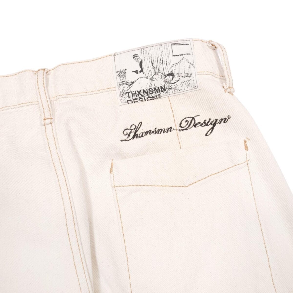 Denim Pants Leonia Type Ivory Thanksinsomnia - Gambar 4