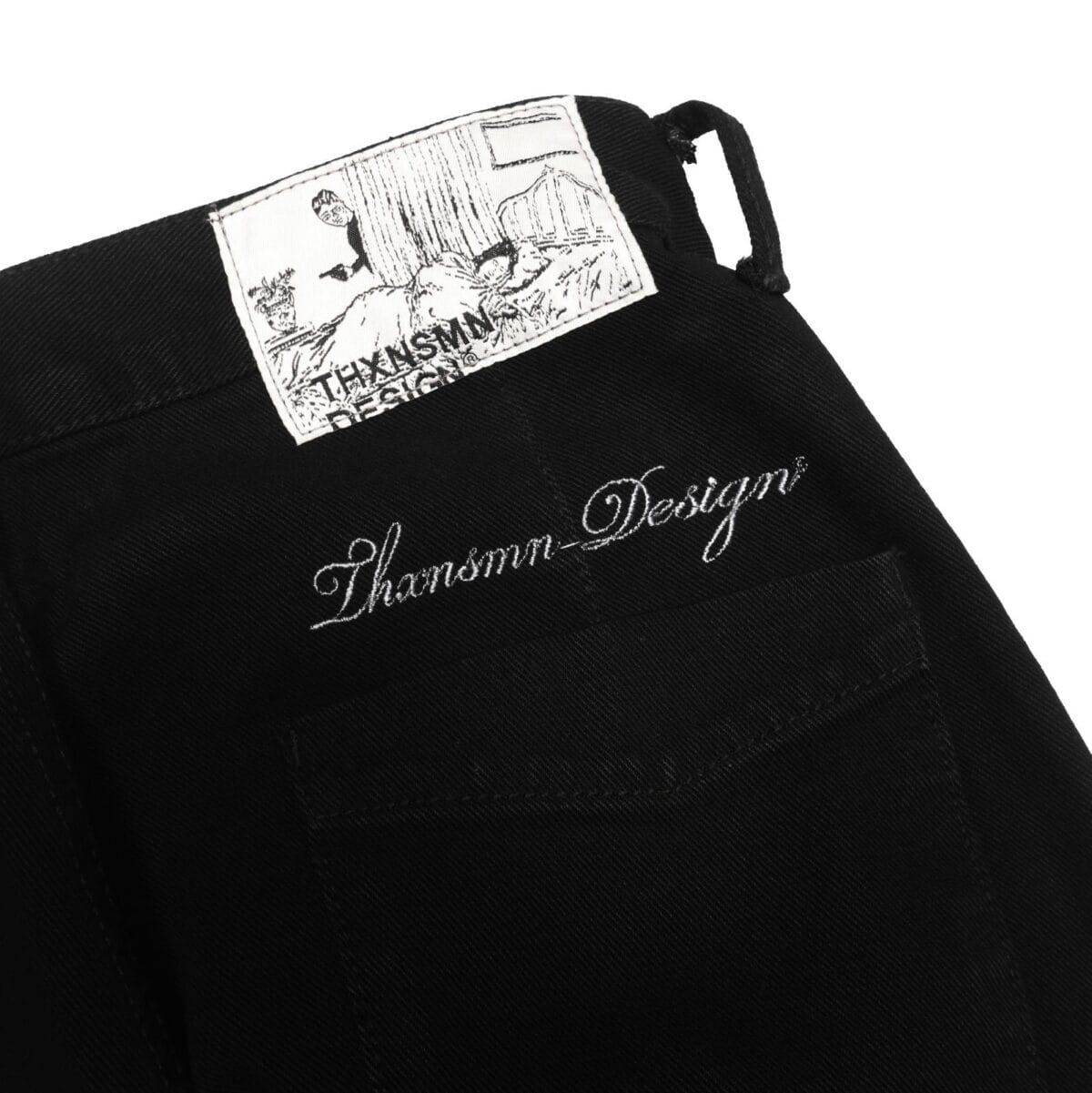 Denim Pants Leonia Type Black Thanksinsomnia - Gambar 4