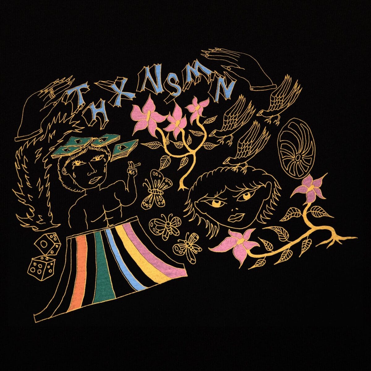 Tshirt Myla Black Thanksinsomnia - Gambar 2