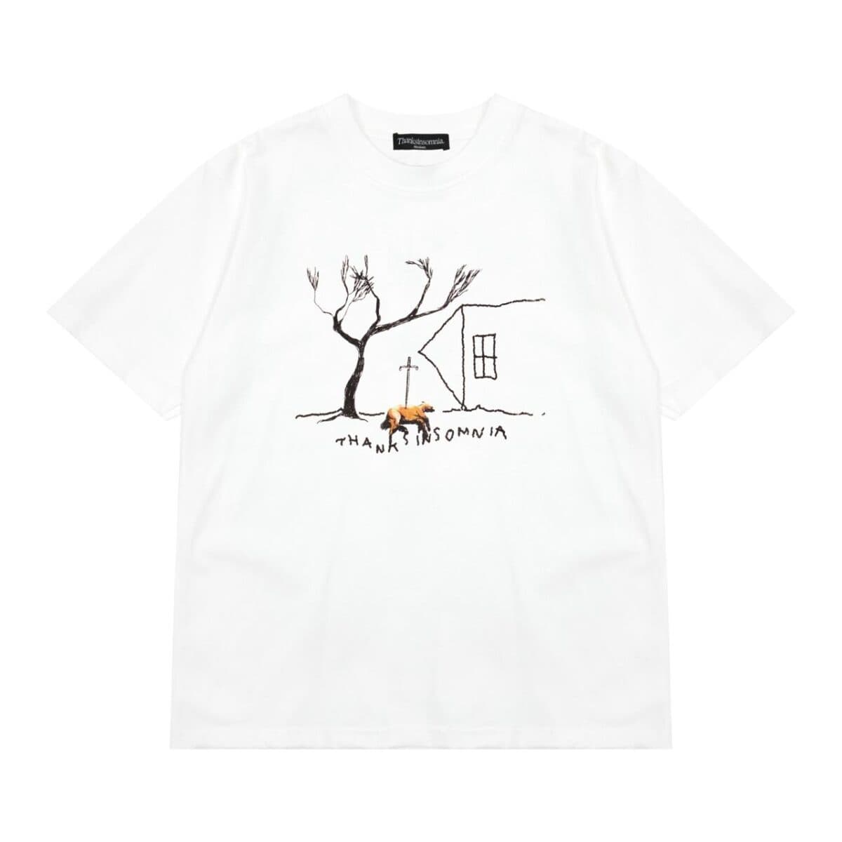 Tshirt Olivine White Thanksinsomnia