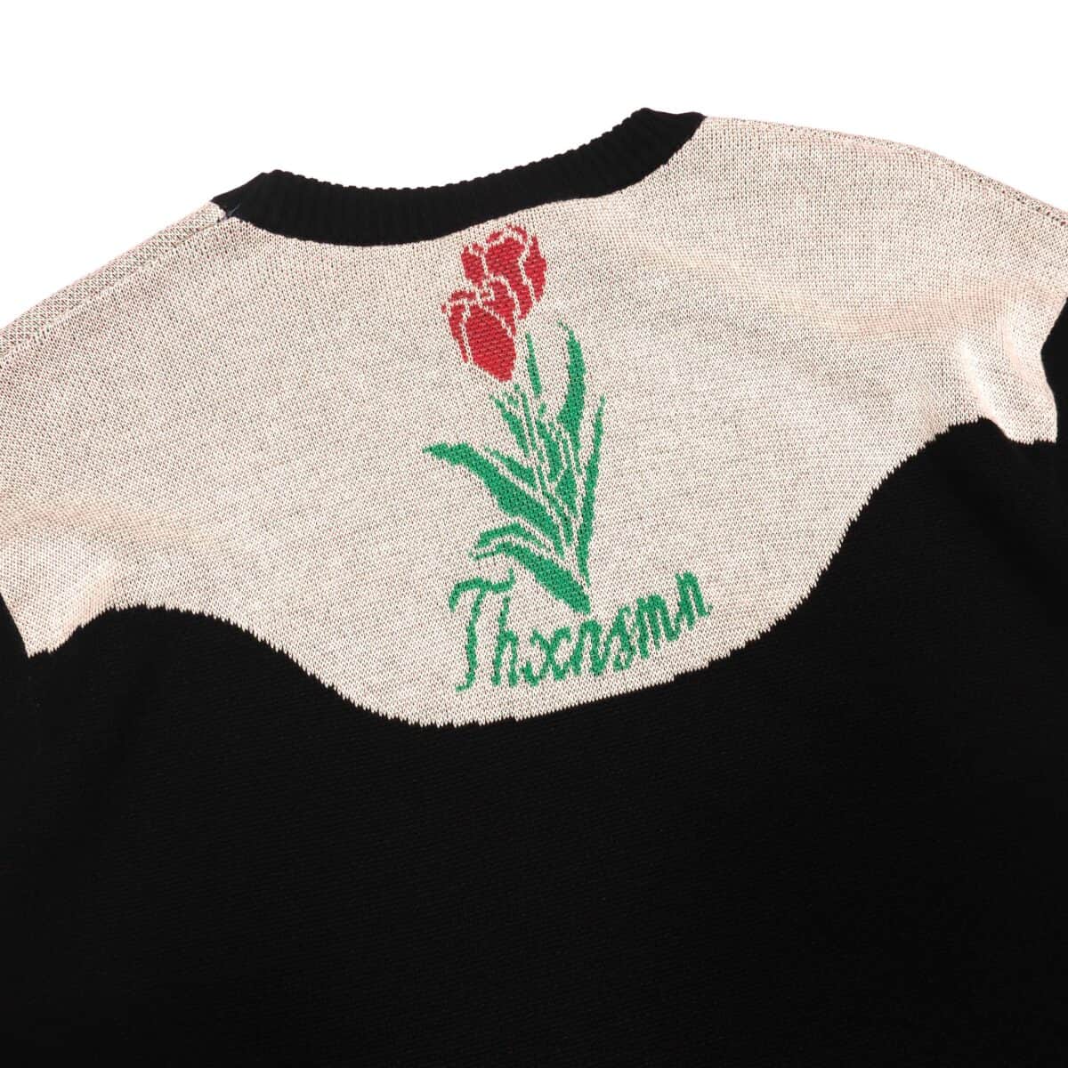 Sweater Sabrina Western Two Tone Thanksinsomnia - Gambar 4