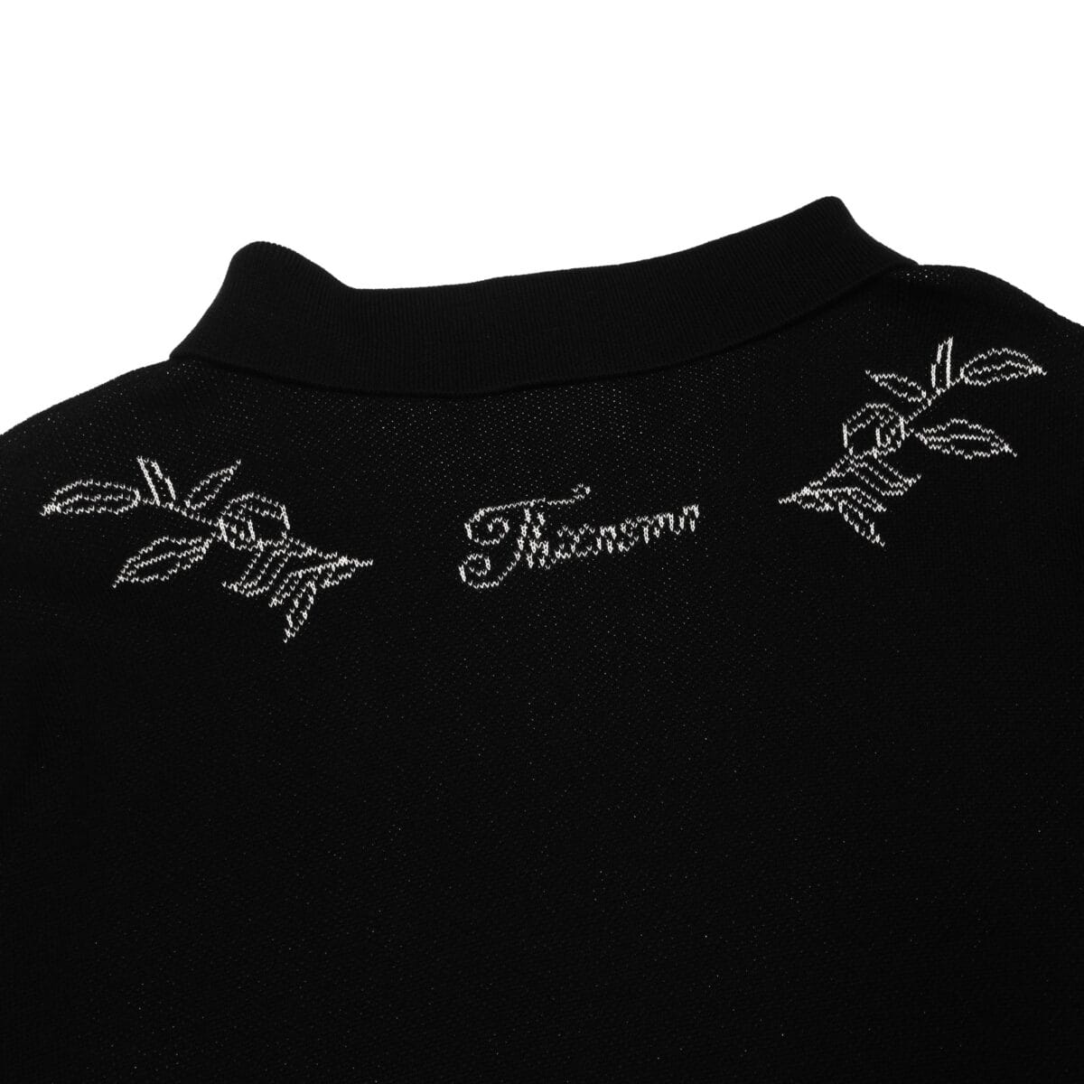 Sweater Polo Knit Skylar Western Black Thanksinsomnia - Gambar 4