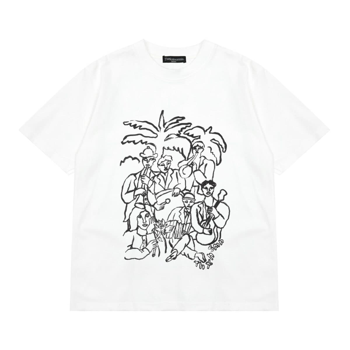 Tshirt Nixie White Thanksinsomnia