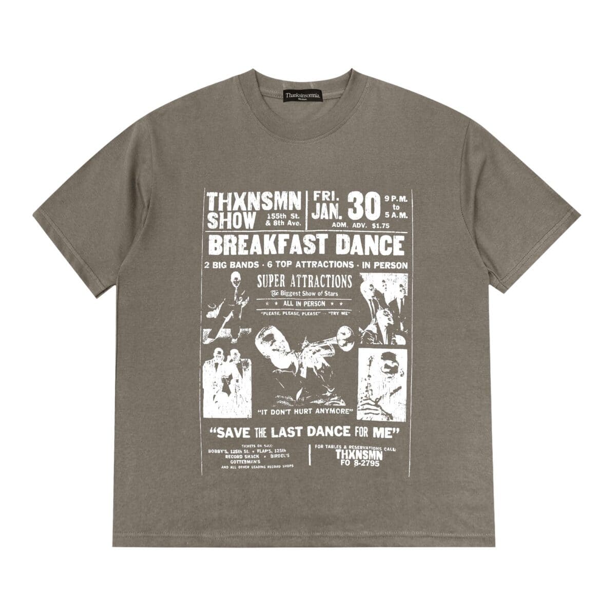 Tshirt Orleina Grey Thanksinsomnia