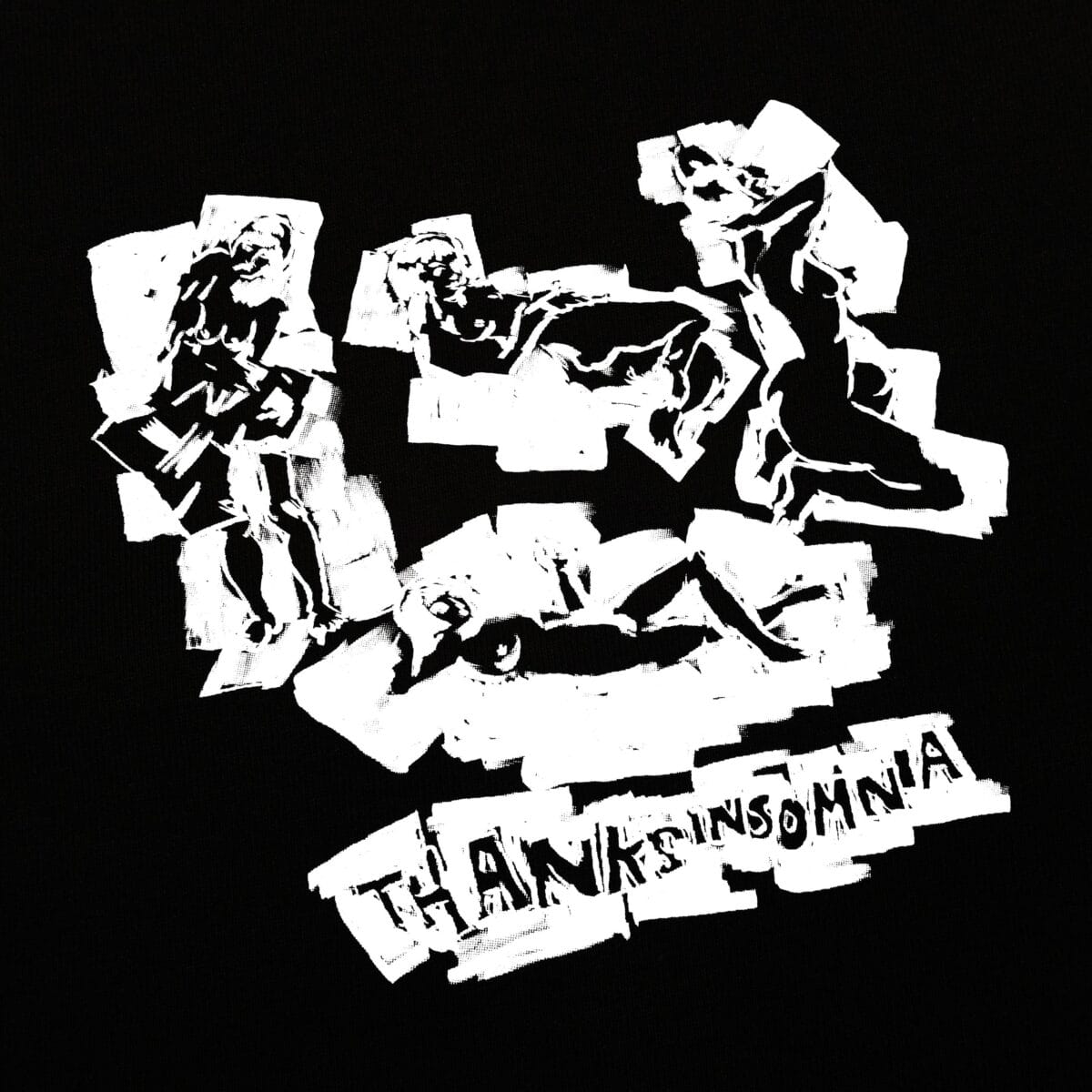 Tshirt Loamy Black Thanksinsomnia - Gambar 2