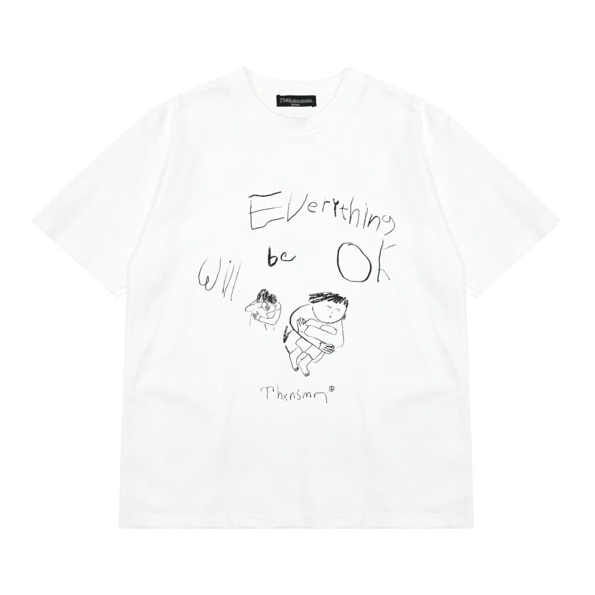 Tshirt Linelle White Thanksinsomnia