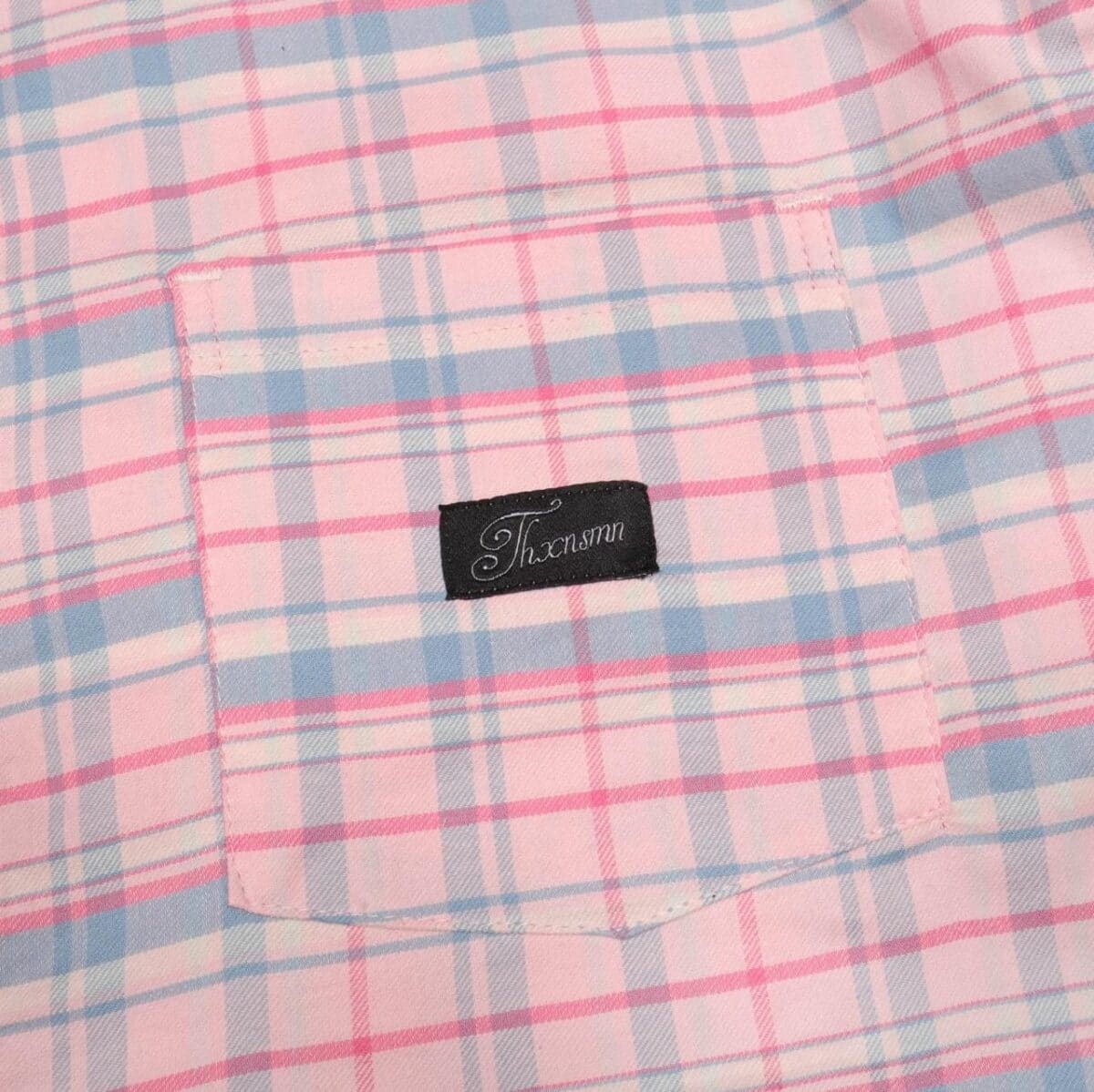 01 - Long Shirt Rihanne Plaid Blue Pink Thanksinsomnia - Gambar 2