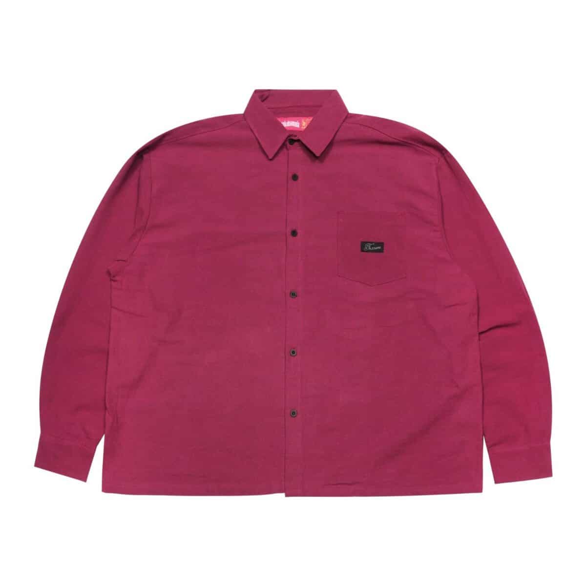 01 - Long Shirt Rihanne Dark Maroon Thanksinsomnia