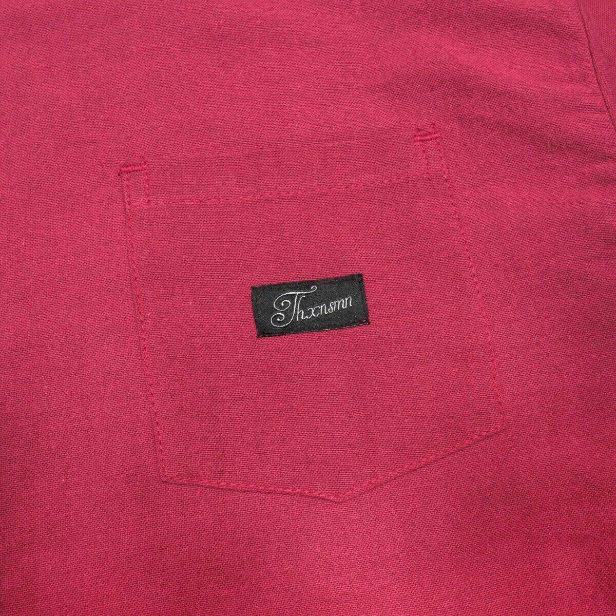 01 - Long Shirt Rihanne Dark Maroon Thanksinsomnia - Gambar 2