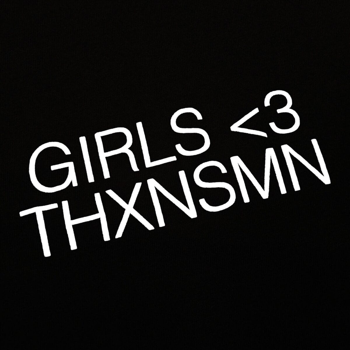 Tshirt Typo Havenna Black Thanksinsomnia - Gambar 2