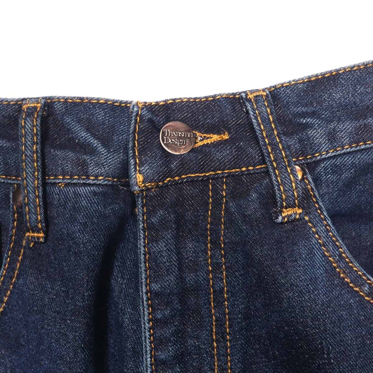 Denim Pants Vivianne Raw Indigo Thanksinsomnia - Gambar 4