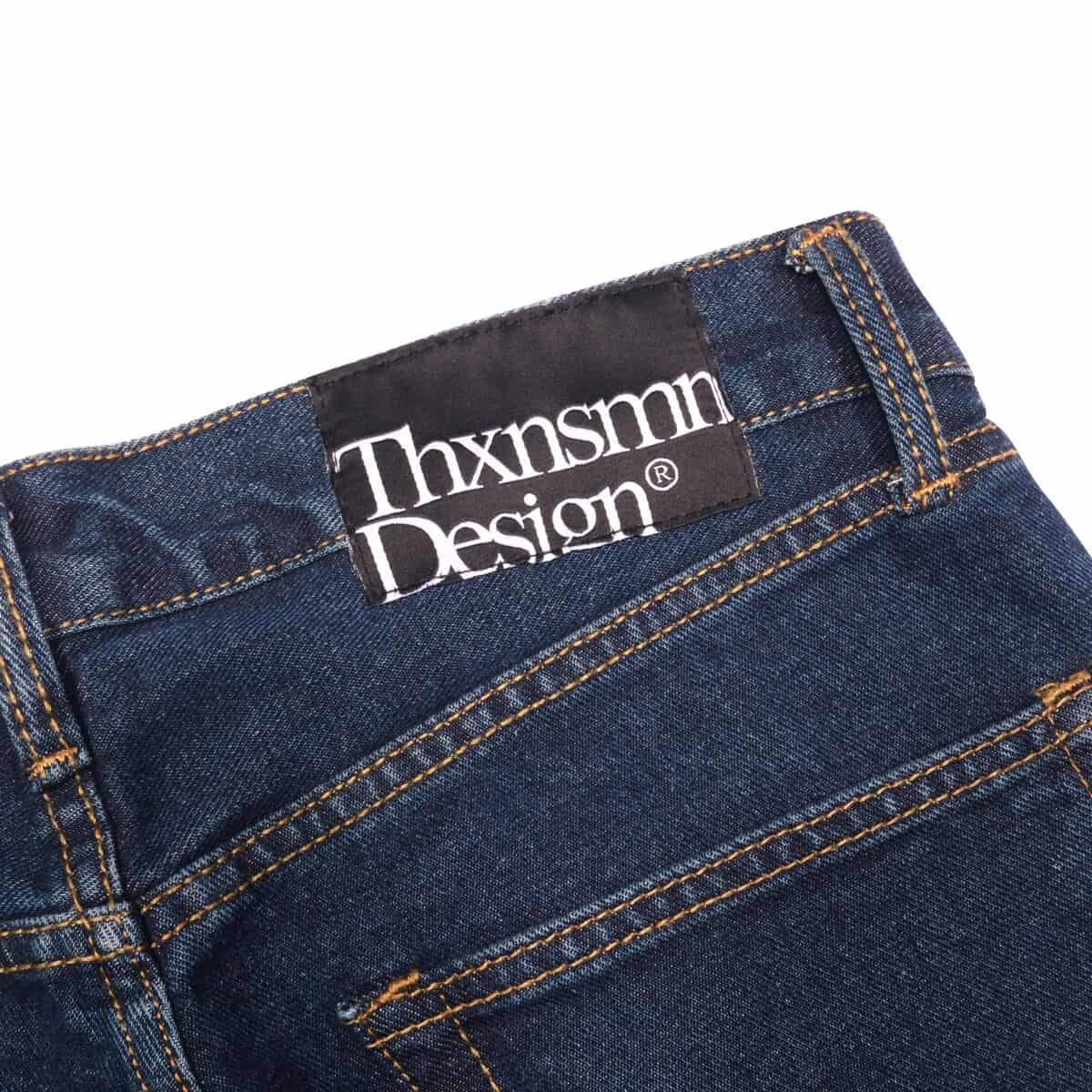 Denim Pants Vivianne Raw Indigo Thanksinsomnia - Gambar 5