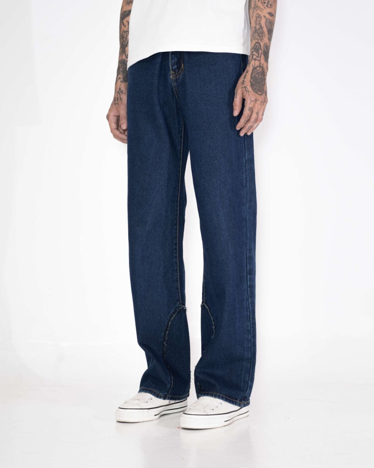 Denim Pants Vivianne Raw Indigo Thanksinsomnia - Gambar 7