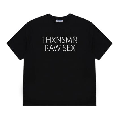 Tshirt Typo Gleica Black Thanksinsomnia