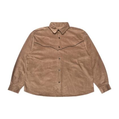 04 - Long Shirt Tessa Western Brown Embrodery Thanksinsomnia