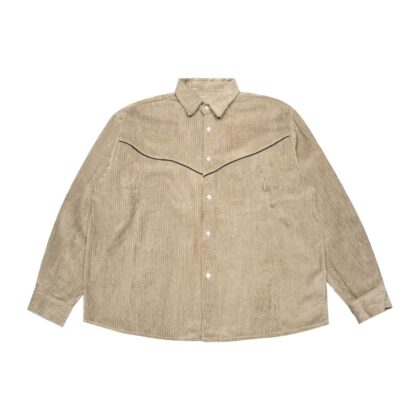 04 - Long Shirt Tessa Western Beige Thanksinsomnia