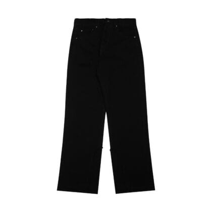 Denim Pants Vivianne Raw Black Thanksinsomnia
