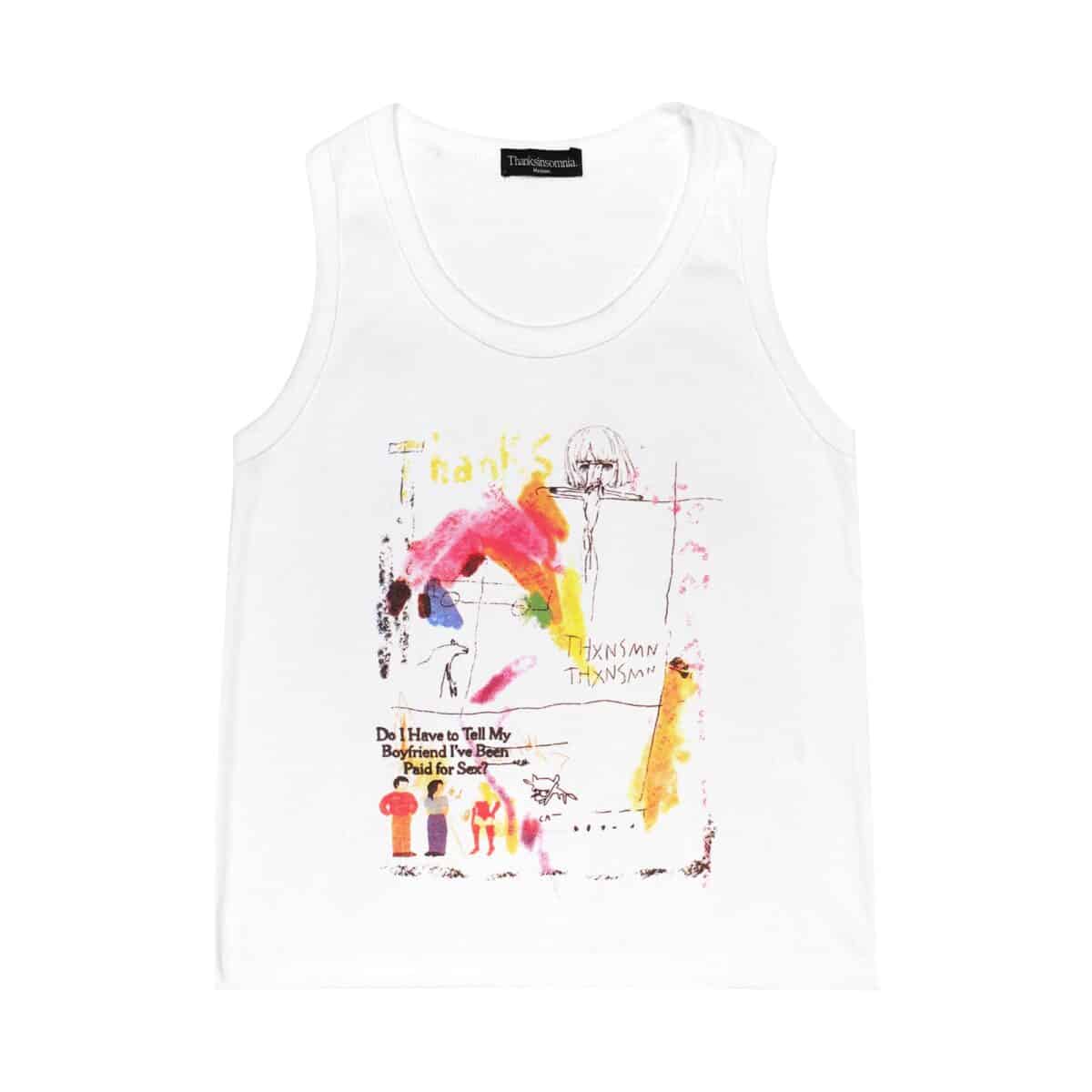Tank Top Erinne White Thanksinsomnia