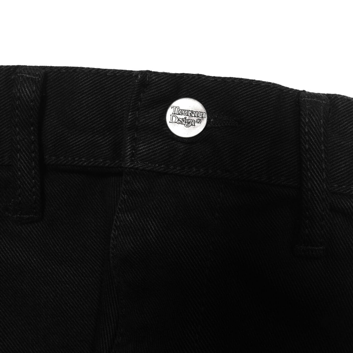 Denim Pants Leonia Washed Black Thanksinsomnia - Gambar 3