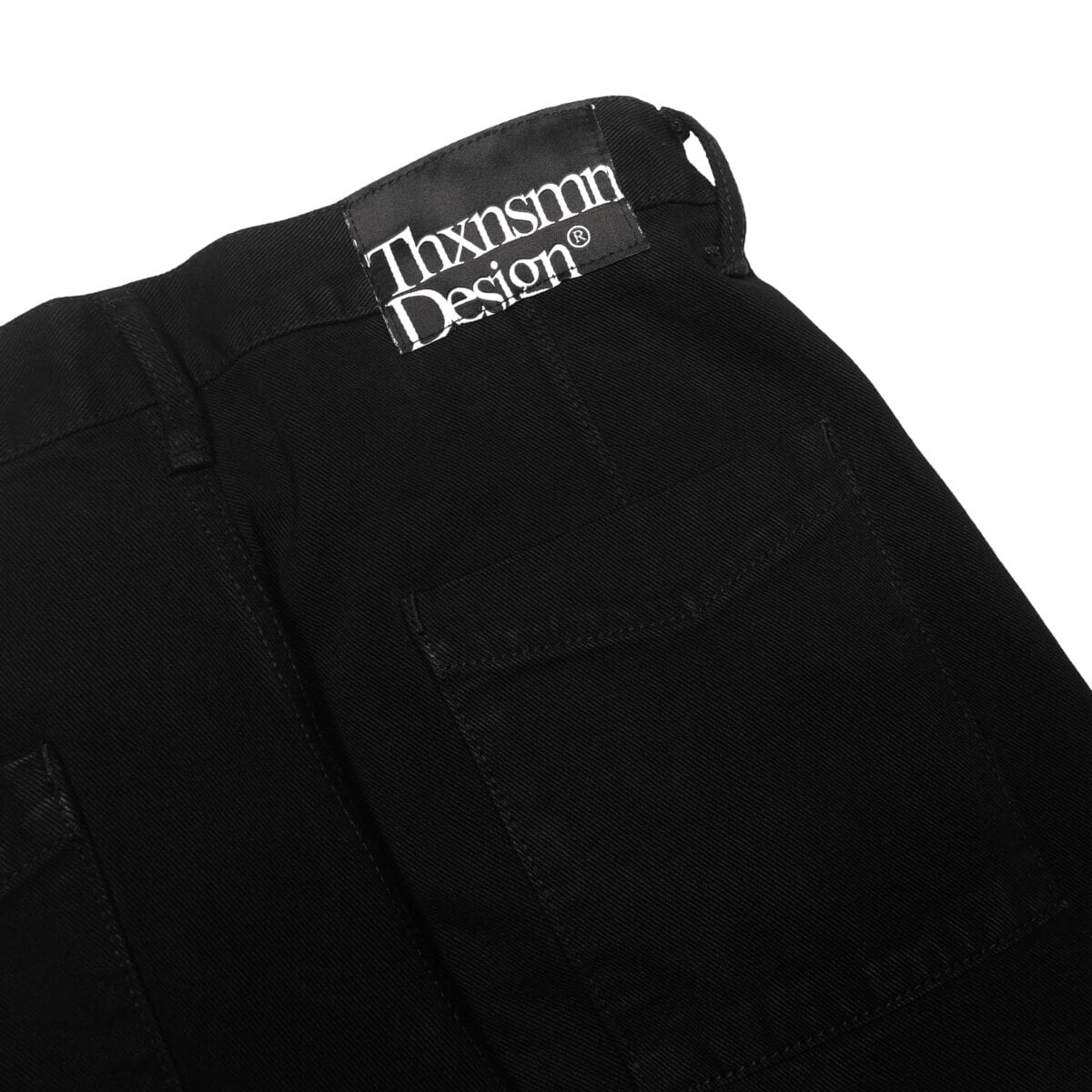 Denim Pants Leonia Washed Black Thanksinsomnia - Gambar 4