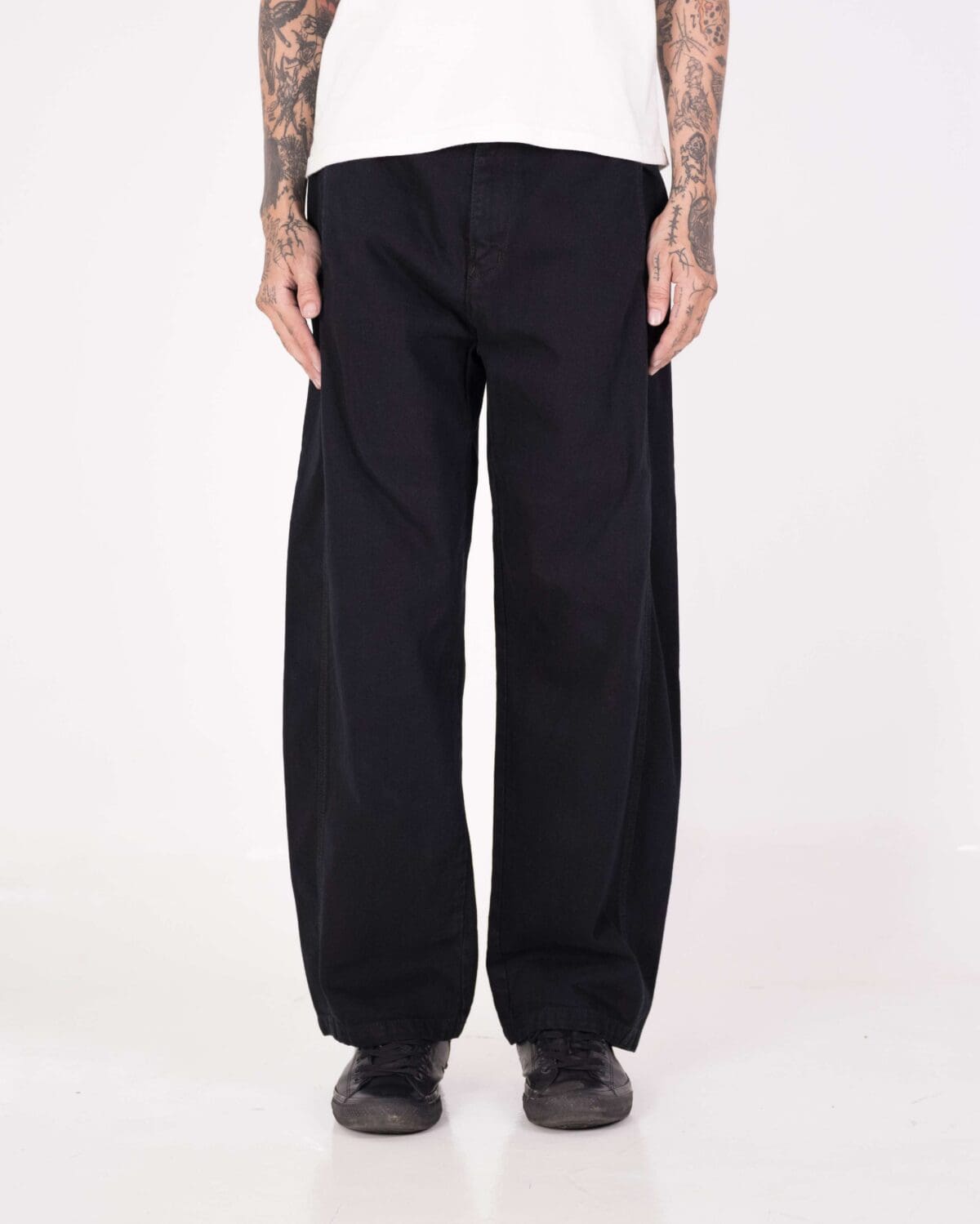 Denim Pants Leonia Washed Black Thanksinsomnia - Gambar 6