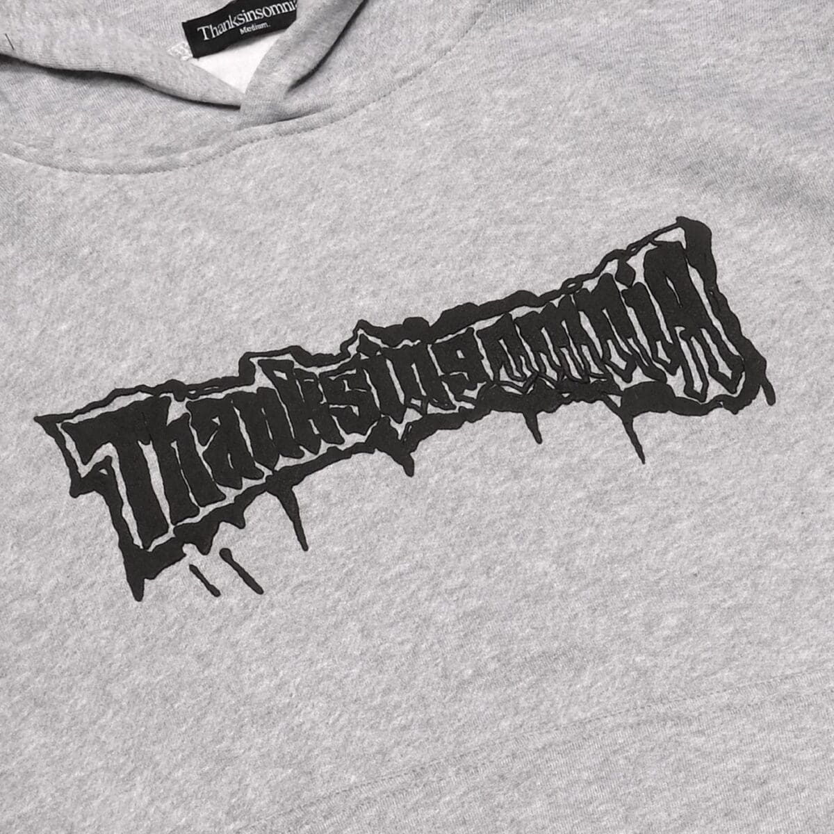 Hoodie Meleona Grey Thanksinsomnia - Gambar 2