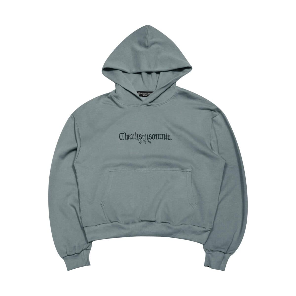 Hoodie Ovelyn Dusty Blue Thanksinsomnia