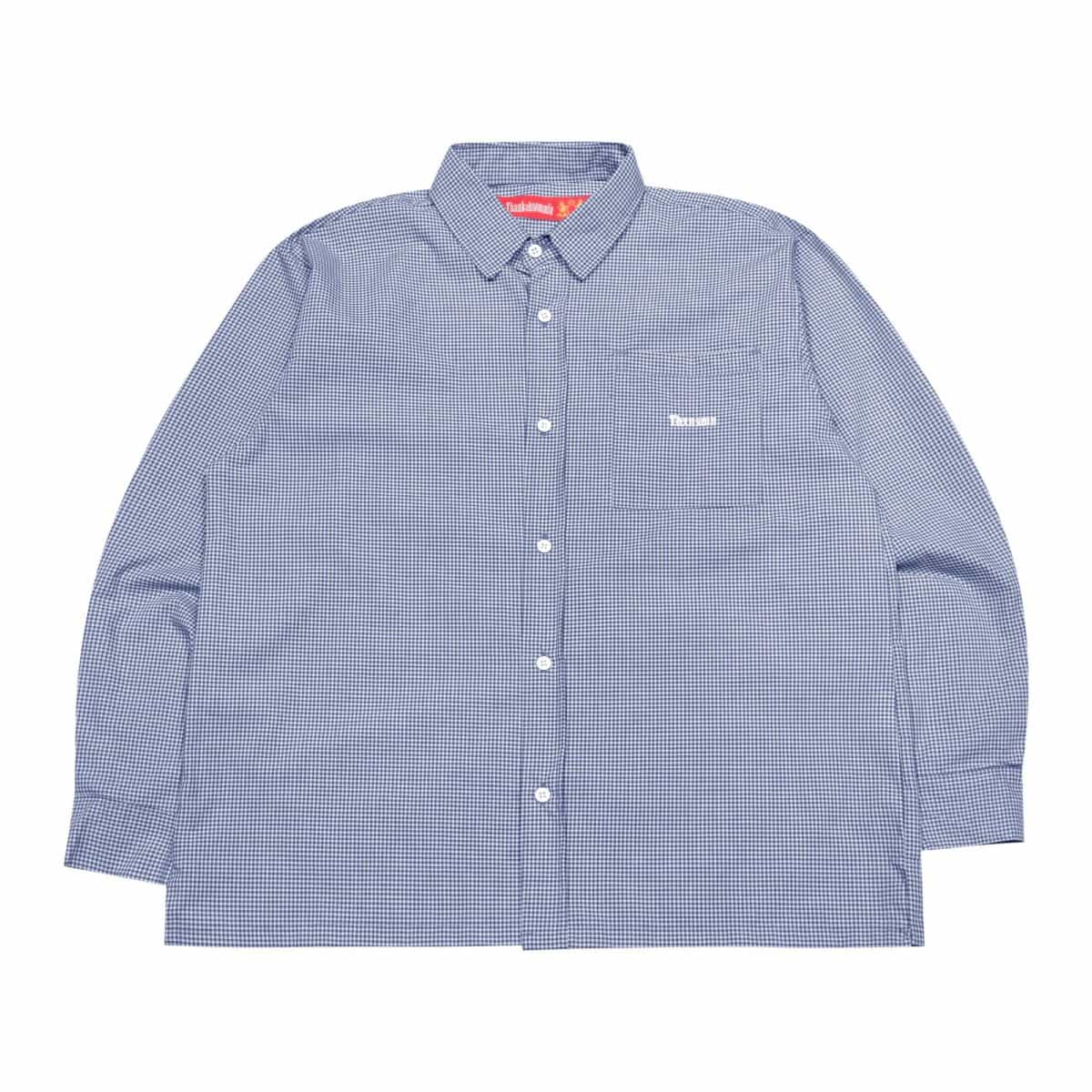 03 - Long Shirt Florentine Checkered Blue Thanksinsomnia