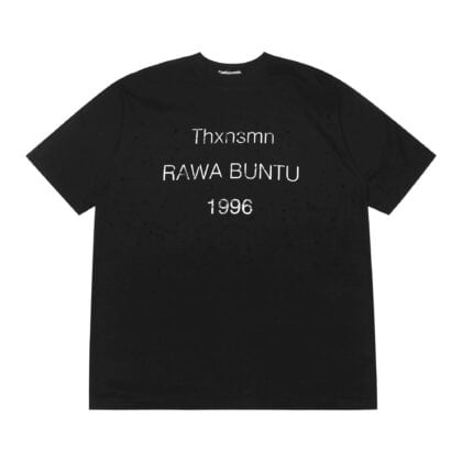 Tshirt Lumine Black - Distressed Tee Thanksinsomnia