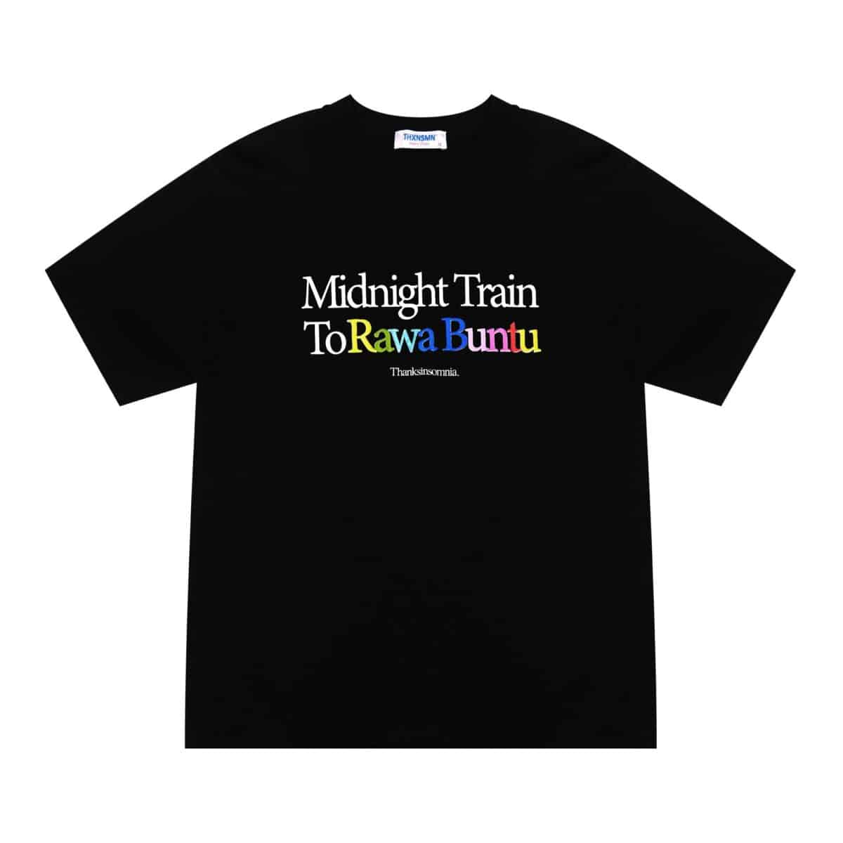 Tshirt Typo Lumessa Black Thanksinsomnia
