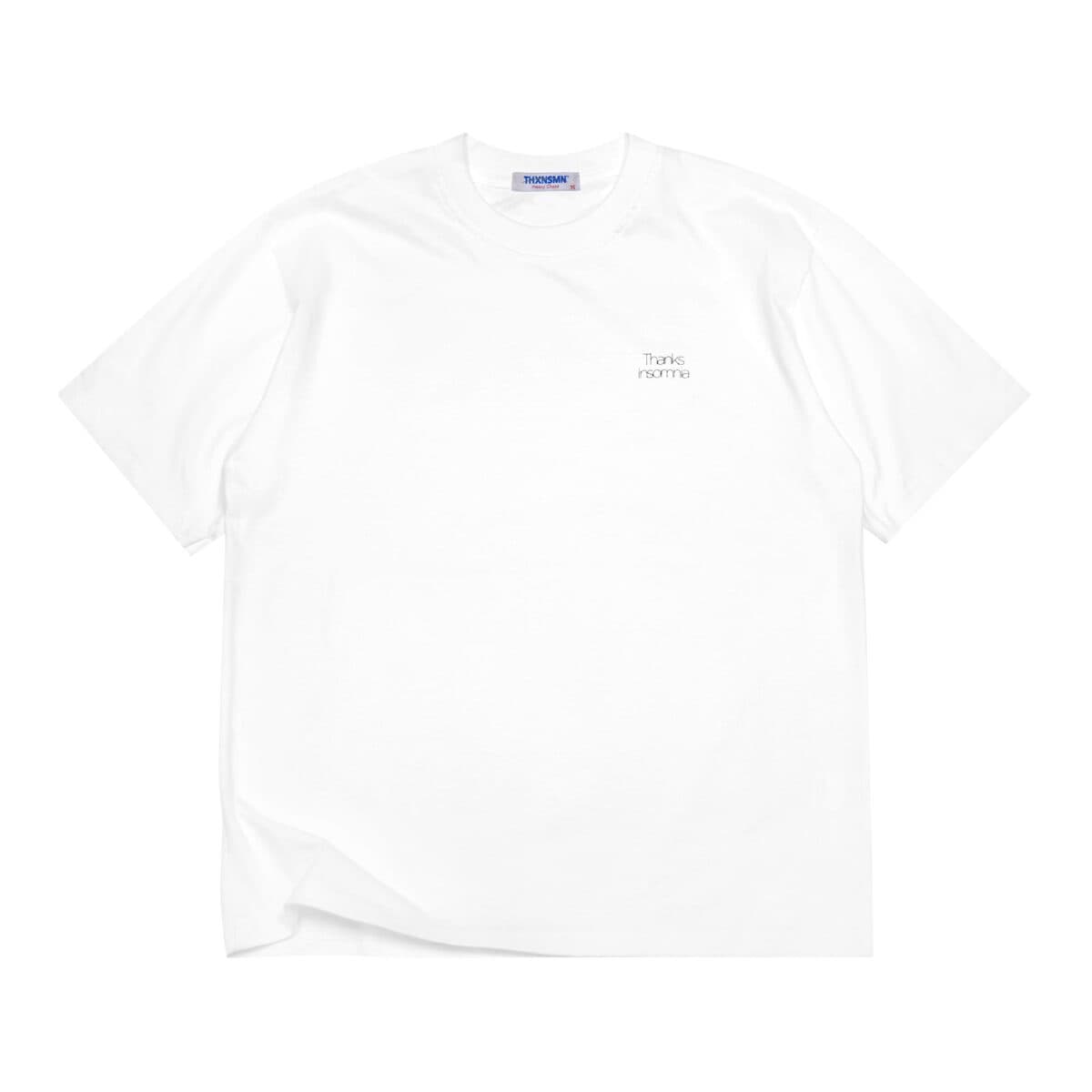 Tshirt Typo Kaede White Thanksinsomnia - Gambar 2
