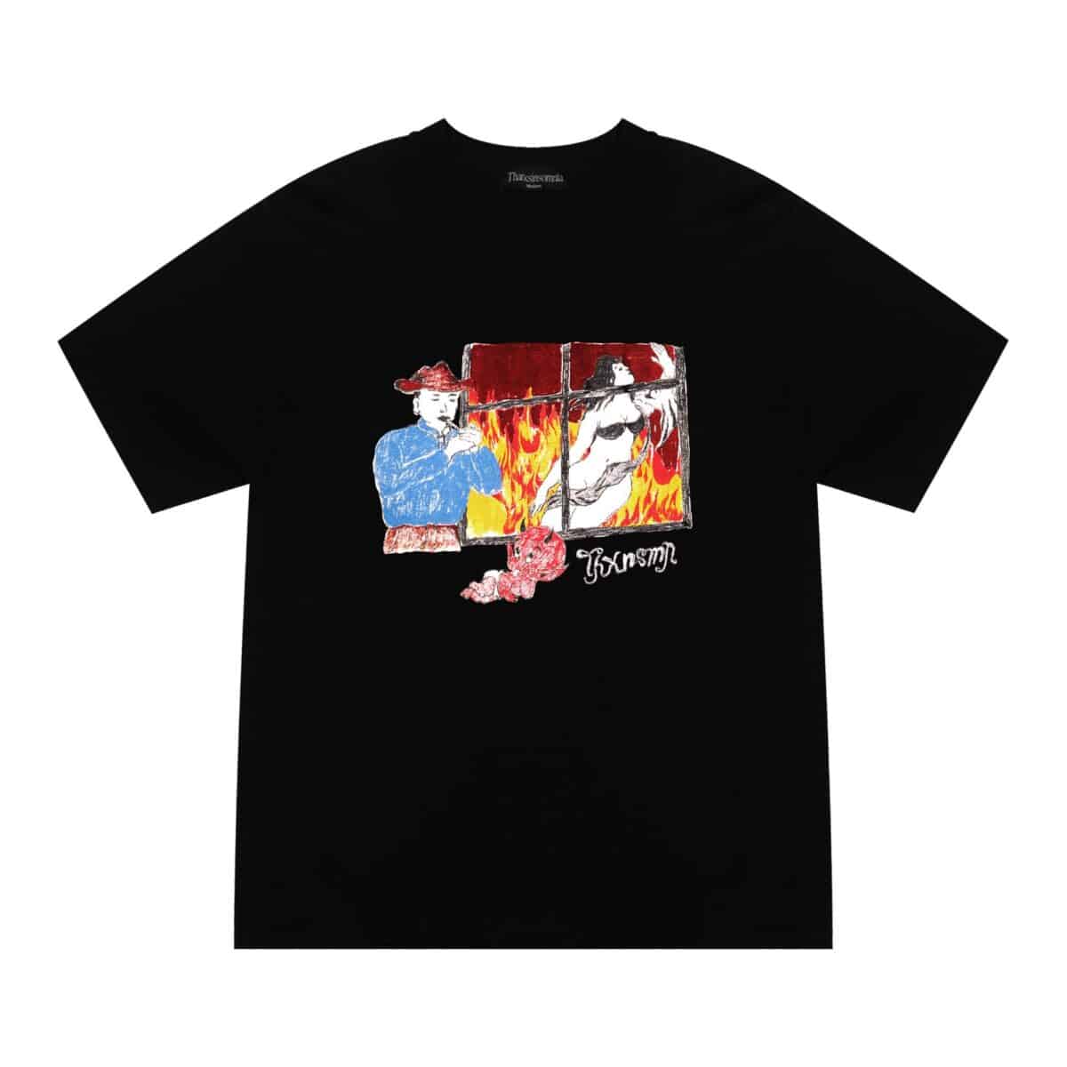 Tshirt Pinea Black Thanksinsomnia