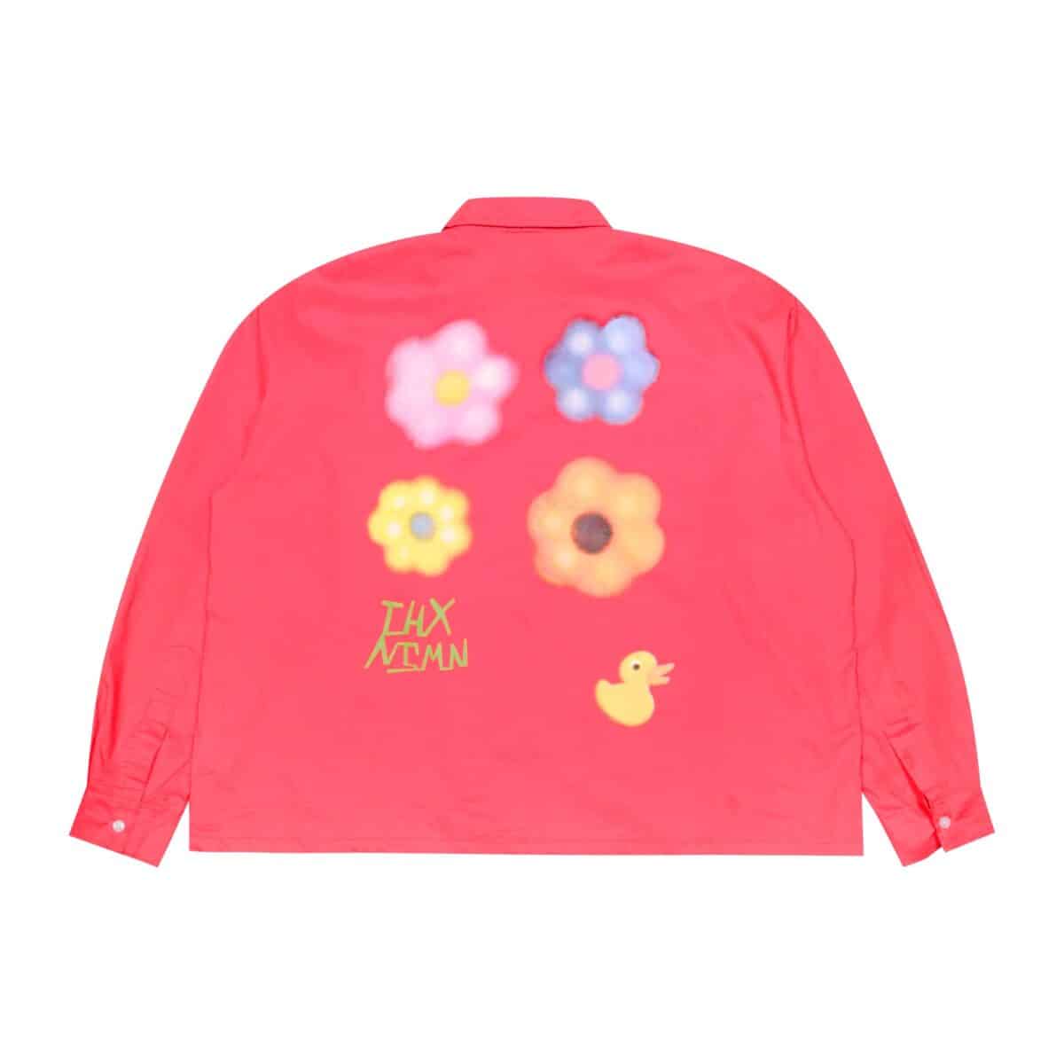 02 - Long Shirt Lemira Coral Pink Thanksinsomnia