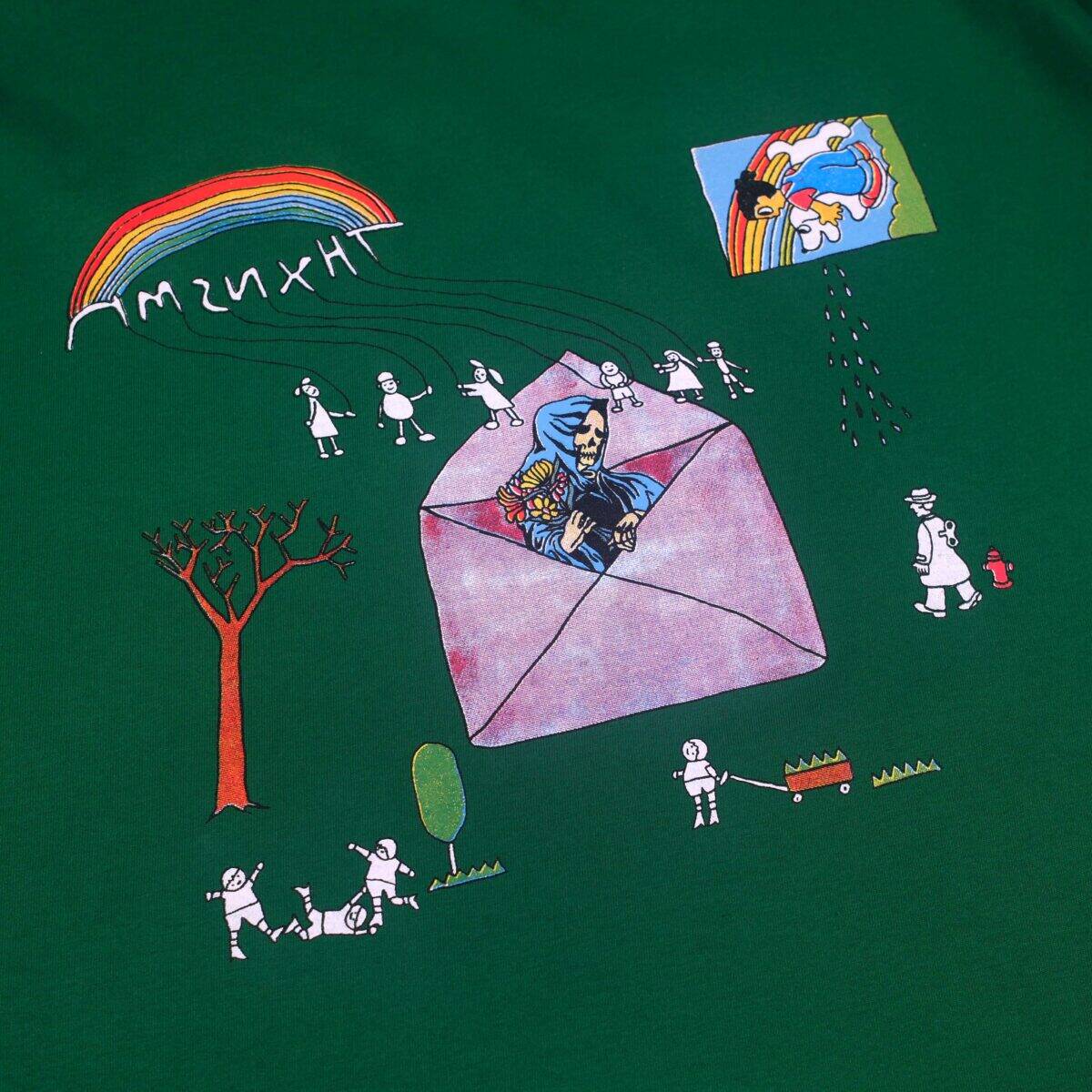 Tshirt Felyna Green Thanksinsomnia - Gambar 2
